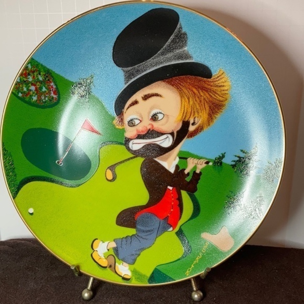 Vintage Red Skelton’s”Freddie on the Green” plate